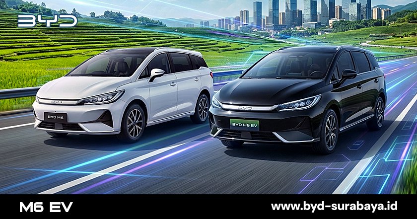 BYD M6 EV Surabaya